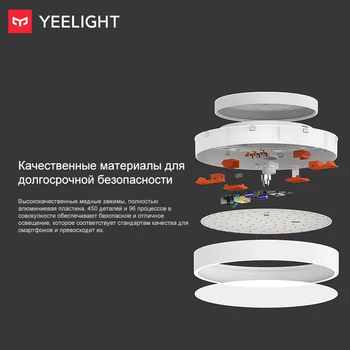 Yeelight лампа smart LED лампа с регулируема яркост, мултифункционален контрол на лампа с телефон ylxd41yl