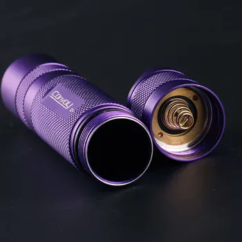 Ескорт S2 + purple 2 U2-1A EDC led фенерче, факел, фенер, самоотбрана, къмпинг светлина, лампа,за наем,