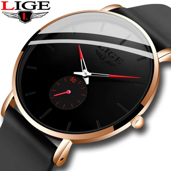 2020LIGE нови силиконови часовници мъжки ежедневни спорт мода водоустойчив часовник топ марка луксозни кварцов мъжки часовник Relogio Masculino + Box
