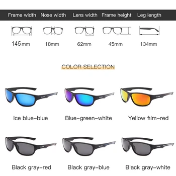 2020 кв. поляризирани очила мъжки спортен риболов слънчеви очила мъжки UV400 шофьор нюанси дизайн покриване на всички подходящи огледало Oculos
