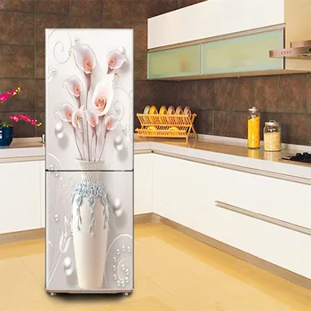 60x180cm PVC, хладилник стикер кухня украса на стени стикер самозалепващи водоустойчиви тапети хладилник декор врати, стенопис, плакат