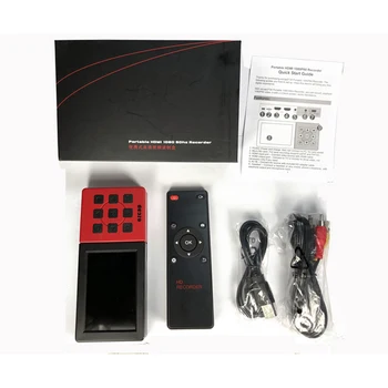HDMI+AV video capture and playback box 1080P 60fps HDMI Game Capture Recording Box Ezcap273A HD Audio Video Capture Box PS4 60Hz
