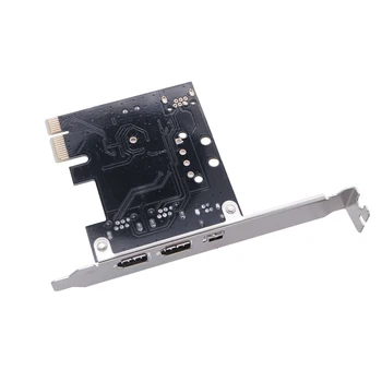 PCI-E 1x до 1394 карта 3 порта DV HD Video Capture Card pcie до 1394a 1394b 6pin VT6315N