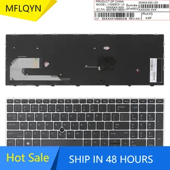 Новата клавиатура за HP Elitebook 850 G5 755 G5 ZBook 15u G5(с точка,Win8,US) без подсветка