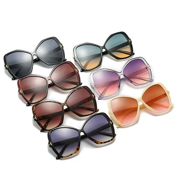 HBK 2020 класически извънгабаритни слънчеви очила на Жените и мъжете ретро марка дизайнерски градиентные слънчеви очила нюанси дами по-голяма рамка слънчеви очила с UV400