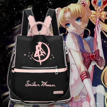 Мода гореща аниме Sailor Moon случайни раница за училище раница на раменете Bag чанта за пътуване, дневни раници за ученици сладко момиче 2020