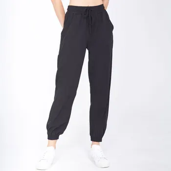 Плюс размер S-4XL свободни спортни панталони за жени фитнес Quick-Dry Висока талия Панталони фитнес тренировка джогинг панталони, спортни разтеглив, гамаши