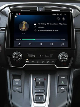10-инчов Авторадио Android 10 автомобилното радио с екран, 4GB 64GB главното устройство за записване Carpaly на авточасти за Honda CRV CR-V 2017 2019
