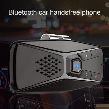 T823 Bluetooth Хендсфри 5.0 безжично управление с един бутон автомобилен високоговорител козирка комплект за кола 