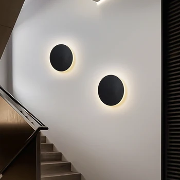 Нов модерен led хол стенни лампи за спалня нощни украса, с монтиран на стената лампа преминаването на коридор през цялата стенни вътрешни тела
