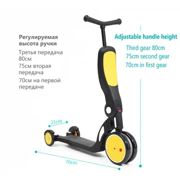 Outdoor Toys children ' s scooter tricycle 5 in 1 Balance Bike Уокър Бебе Скутер Bicycle for 1 to 6 year old