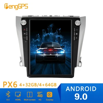 Тесла стил Android 9.0 PX6 4GB RAM автомобилен GPS навигатор за Toyota Camry Aurion 2012-2016 централен блок на мултимедия не разполагат с DVD плейър