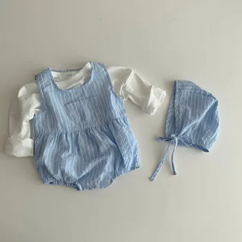 Baby Baby в общото правило каре боди детска кърпа дете пълзи облекло Onesie корейски стил baby girl облекло