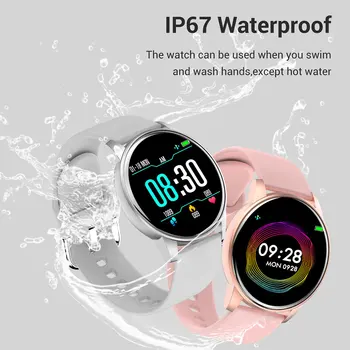 Zl01 смарт часовници за жени следи кръвното налягане, време на живот на 7 дни Smartwatch ios Android Носят за Huawei Samsung Phone PK GT2