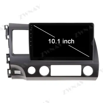 4G + 64G Android 10.0 IPS сензорен екран кола мултимедиен плеър за Honda Civic 2006-2012 видео и аудио стерео Радио GPS Navi централен блок