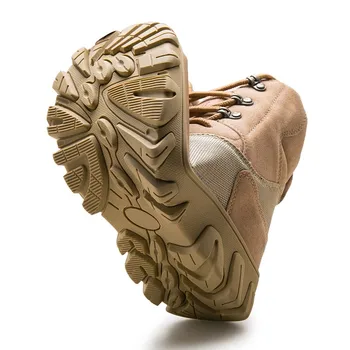 Нов Здрав Водоустойчив Туризъм Обувки На Висок Връх Тактически Армейските Бойни Ботуши Мини Противоударные Ловни Ботуши Трекинг Маратонки Мъжки