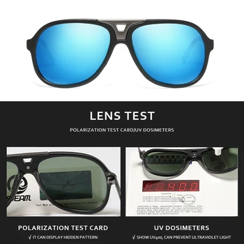 KDEAM класически дизайн, метална рамка пилот мъжки слънчеви очила polarized на авиационните слънчеви очила страхотен UV400 защитни шофиране нюанси с футляром