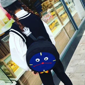 Безплатна доставка денонощно формата на раница забавен платно мода жените чанта през рамо мъжки женски училище чанта нов пристигане