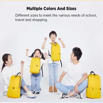 Xiaomi мини раница 15л водоустойчив раменете унисекс пакет чанти лек студент на жените и мъжете за пътуване къмпинг спортна чанта
