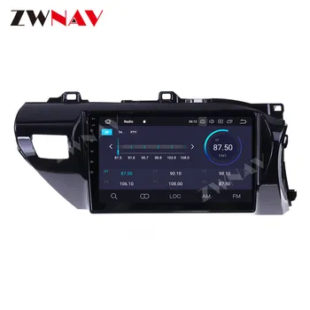 360 камери Android 10 система за мултимедиен плеър за Toyota Hilux RHD-2020 GPS Navi стерео Радио IPS сензорен екран на главното устройство