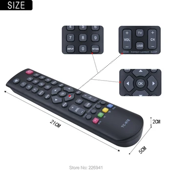 TC-97E remote control use for TCL led lcd TV 06-520W37-B000X RC3000E01 RC3000E02 08-RC3000E-RM201AA ERISSON remote conrtoller