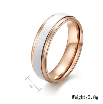 Самоличността на двойка пръстени САМ да впишат името дата на годежни пръстени от неръждаема стомана за жени, мъже любовник годишнина на партията на бижута подарък