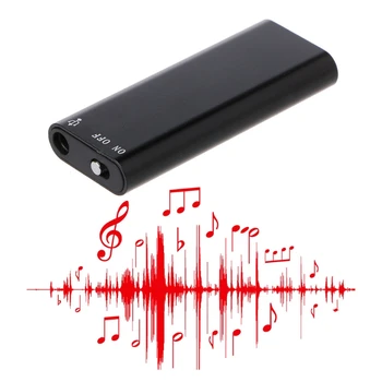 OOTDTY 3-In-1 8GB Mini Digital Audio Voice Recorder, MP3 Music Player, USB, 3.5 mm Stereo Flash Drive за MP3/WMA/WAV