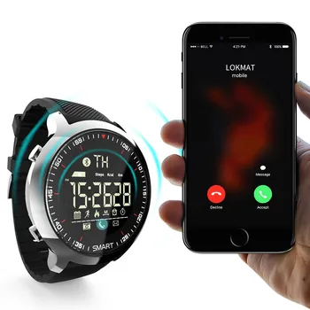 Lokmat Time Fitness Smart Watch Sport Outdoor Activity Smart Digital Clock Watches крачкомер напомняне за покана за iOS и Android