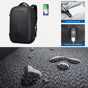 OZUKO мултифункционален водоустойчив 15,6 инчов лаптоп, раници човек USB зареждане и голям капацитет раница мода мъжка Mochila 2019 Нова