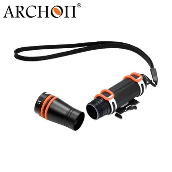 оригинален ARCHON D1A Mini Flashlight * XP-E R3 LED Diving Light 75 лумена подводен Факел lanterna spear риболов lampe