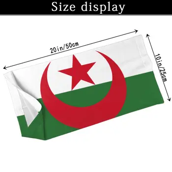 Алжир флаг лицето шал с 2 броя филтър многофункционален шал лента за глава езда маска