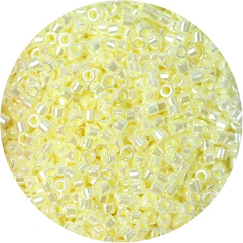 FAIRYWOO 5 грама / чанта Миюки стъклени мъниста DB232 прозрачен жълт цвят ръчно изработени САМ аксесоари бижута колие комплект търговия на Едро