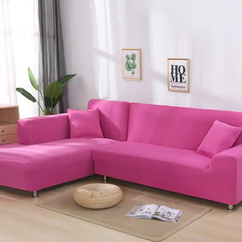Плътен цвят плътна обвивка, калъф за дивана еластичен трябва да поръчам калъф за диван, Ако L-стил на секционни ъглов диван capa de nina 1/2/3/4 местен