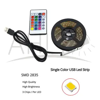 RGB SMD2835 USB LED DC газ с гъвкава ТЕЛЕВИЗИЯ мебели екран украса лампи енергоспестяващи осветление, коледни светлини, неонова реклама