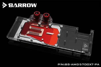Barrow BS-AMD5700XT-PA, блок за водно охлаждане на видеокартата с пълно покритие,за AMD Founder Edition, Radeon RX5700XT/RX5700