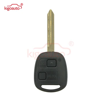 Kigoauto Remote car key 2 button TOY47 304mhz ASK no chip for Toyota Yaris 2005 2006 2007 2008 2009