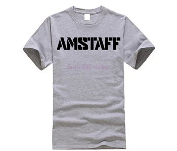 Памучен печатна риза о-образно деколте TT Amstaff Tt Shirt