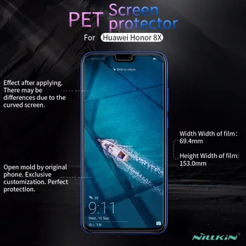 Huawei Honor 8X Screen Protector NILLKIN Clear/Matte Anti-fingerprint Soft ПЕТ защитно фолио за Huawei Honor 8X Max