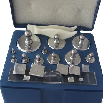19Pcs Precision Weight 501g 10mg~200g M2 Set Grams Precision Calibration Weight Digital Scale for Digital Balance Scale, Jewelle