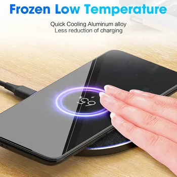 30W QI Wireless Desktop Charger Fast Charging Pad For iPhone 12 11 XR XS X 8 Phone Quick Charge for Samsung S20 S9 S10 Note 20 9