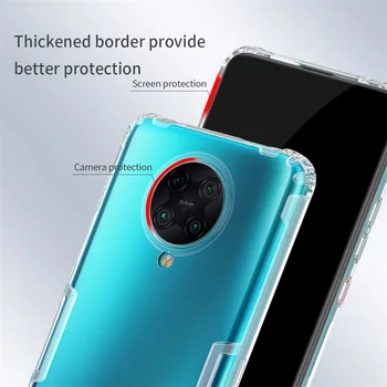 За Xiaomi Poco F2 Pro Case Redmi K30 Pro Cover Nillkin прозрачен мек силиконов TPU прозрачна делото за Xiaomi Poco Pro и F2