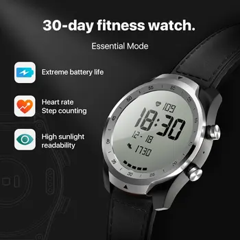 TicWatch Pro Smart Watch мъжки часовници Носят OS от Google за iOS и Android, NFC плащане вграден GPS водоустойчив Bluetooth Smartwatch