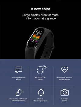 M5 Smart Bluetooth Bracelet Покана/Music Men Sport Band 4 Heart Rate крачкомер следи кръвното налягане гривна M4 за XiaoMi IOS
