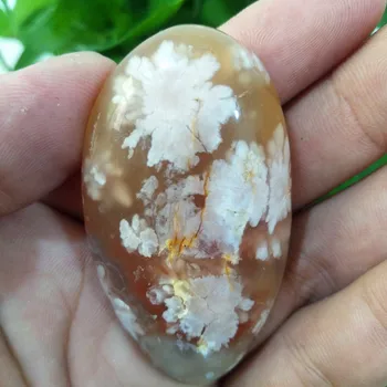 Естествен камък черешов цвят агатсардоникс ахат палмови камъни играчки малки камъни и кристали, лечебни кристали