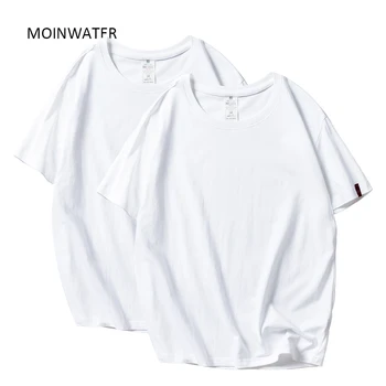 MOINWATER 2020 New Women T тениски 2 бр./опаковане. твърди всеки ден памук, удобни тениски Lady Tees блузи с къс ръкав