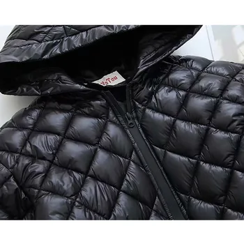 2020 големи зимни дамски паркове пуховое памучни палто топла горна дреха с качулка свободни плюс размер 5XL гланц памучни ватники KW22