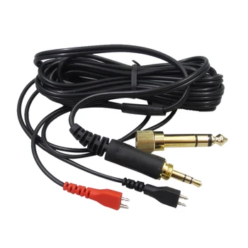 Висококачествен кабел за обновяване на звука слушалки Sennheiser слушалки за HD25 HD560 HD540 HD480 HD430 аудио кабел на слушалки