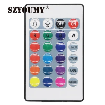 SZYOUMY RGB LED Mini Controller 24 клавишите IR дистанционно управление DC 12V за SMD3528 5050 5730 5630 3014 RGB LED Strip светлини Controller