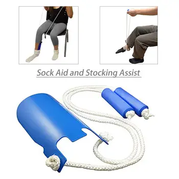 Sock Aid - Easy On and Off Stocking Slider - Pulling Assist Device - Compression Sock Helper Aide Tool