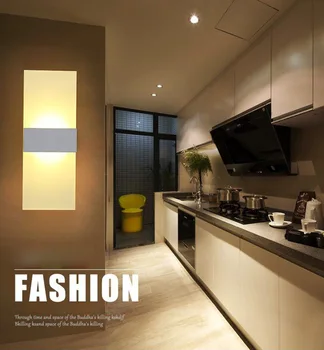 LAIMAIK Modern, Led Wall Lamp AC110V/120V Sconce LED Acrylic Wall Lamp проста тапицирана спалня светлини нощна нощна лампа AC100-240V